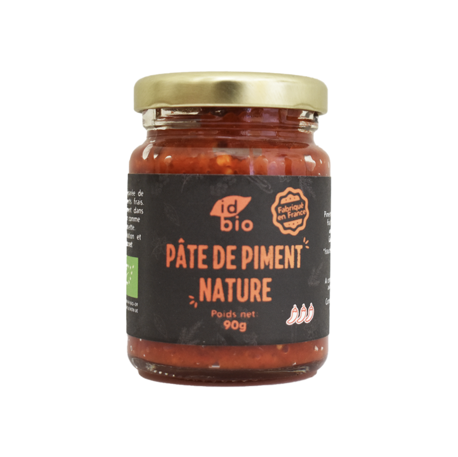 Pâte piment nature bio