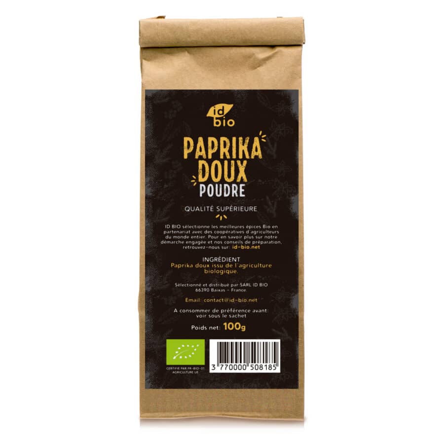 Paprika doux poudre bio – Image 2