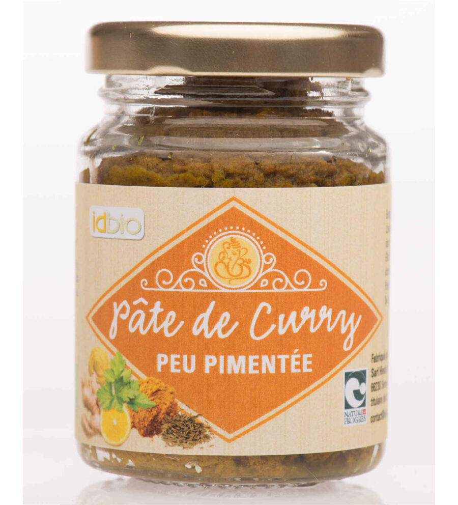 Pâte de Curry Peu Pimentée bio