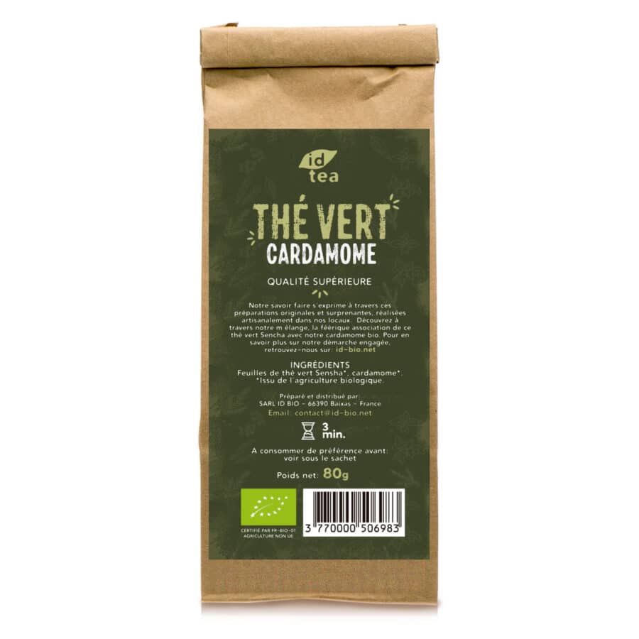 Thé Vert Cardamome Bio